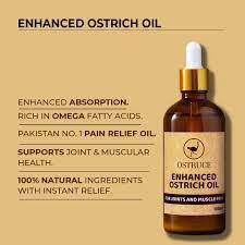 ENHANCED OSTRICH OIL BEST OILS FOR PAIN RELIEF (30 ML)